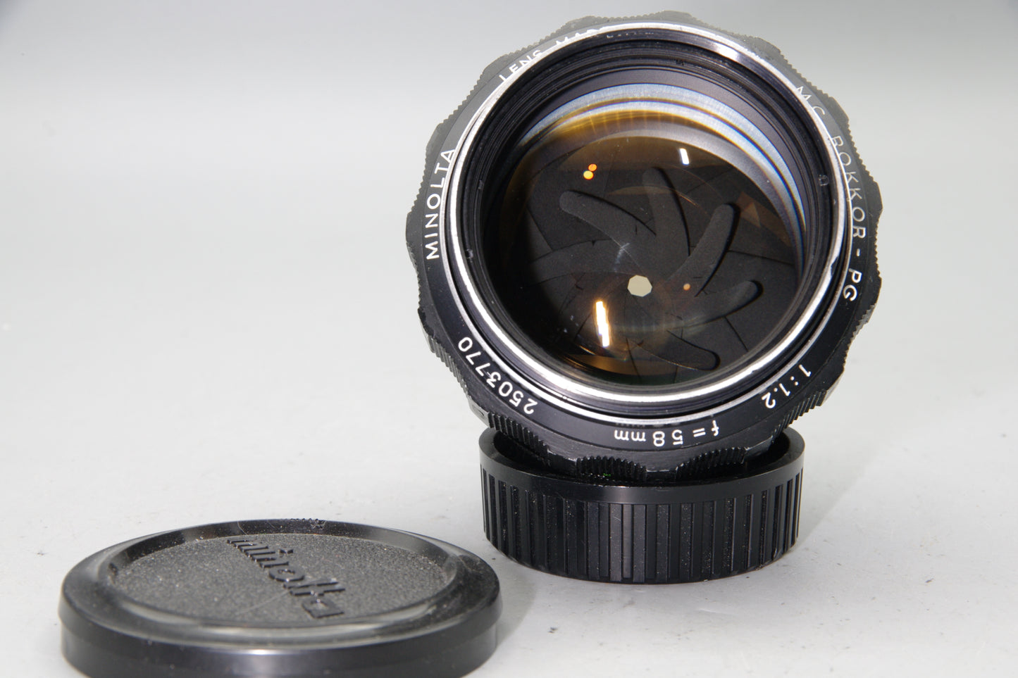 Minolta MC Rokkor-PG 58mm f/1.2 Lens - MD Mount - Ultra Fast