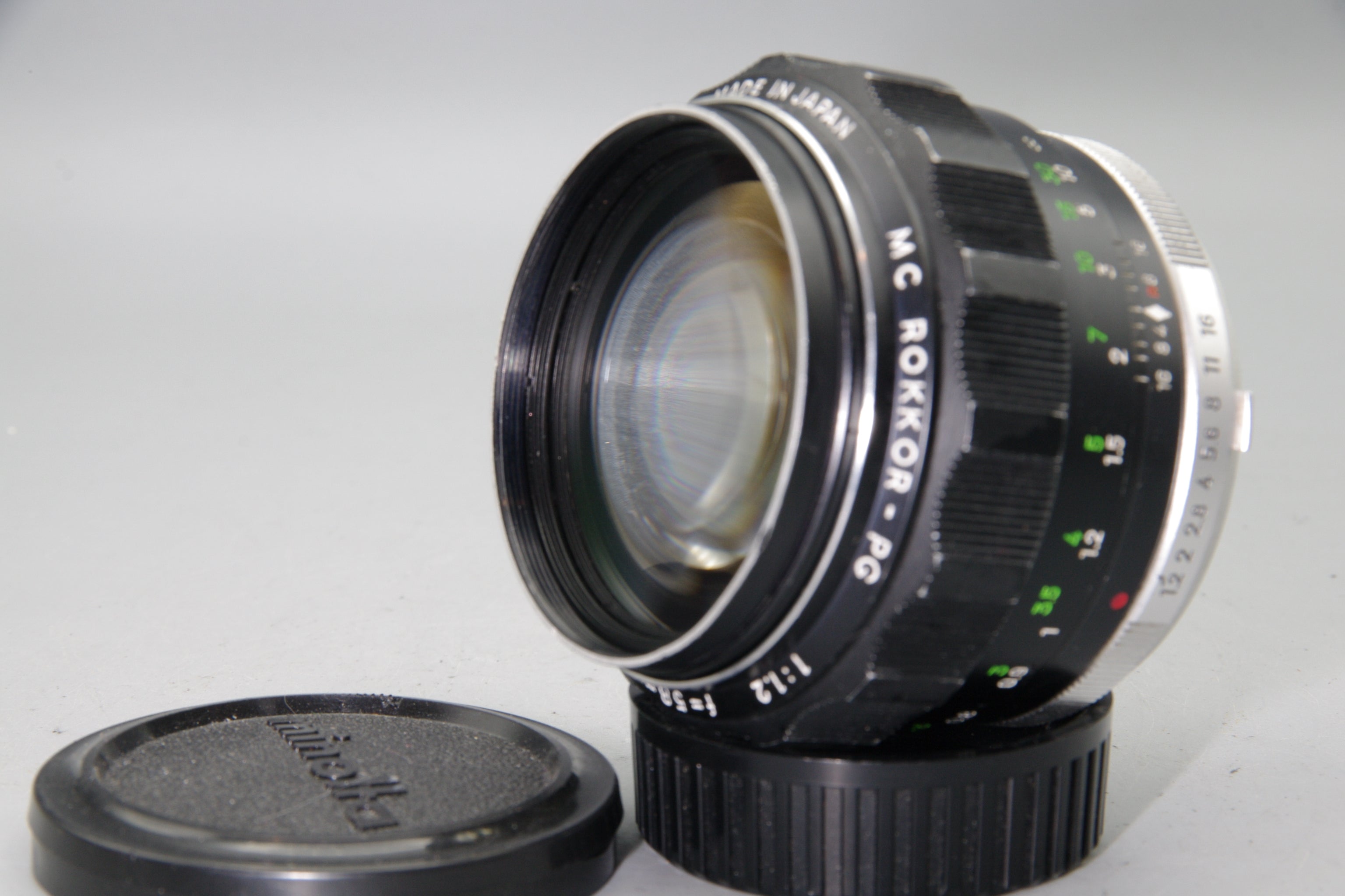 Minolta MC Rokkor-PG 58mm f/1.2 Lens - MD Mount - Ultra Fast