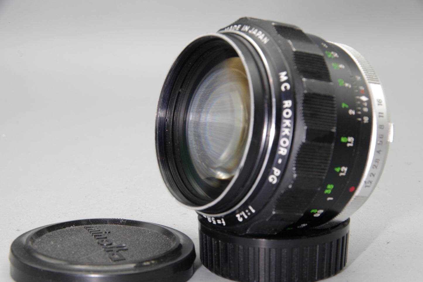 Minolta MC Rokkor-PG 58mm f/1.2 Lens - MD Mount - Ultra Fast