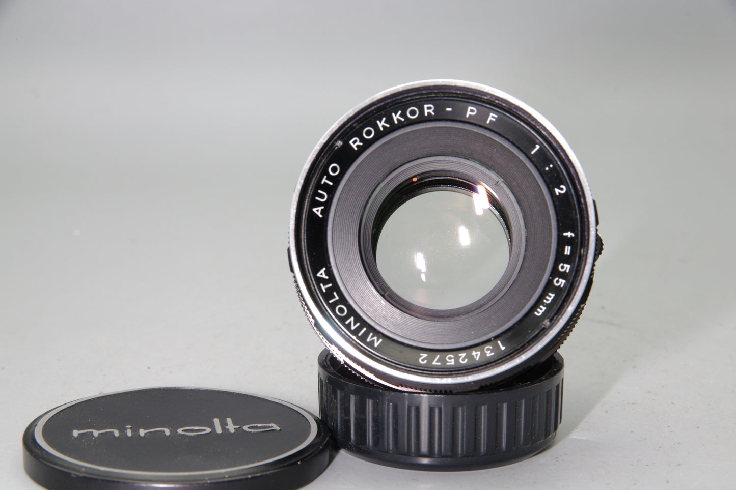 Minolta Auto Rokkor-PF 55mm f/2 Lens – SR Mount – Manual Focus - VGC