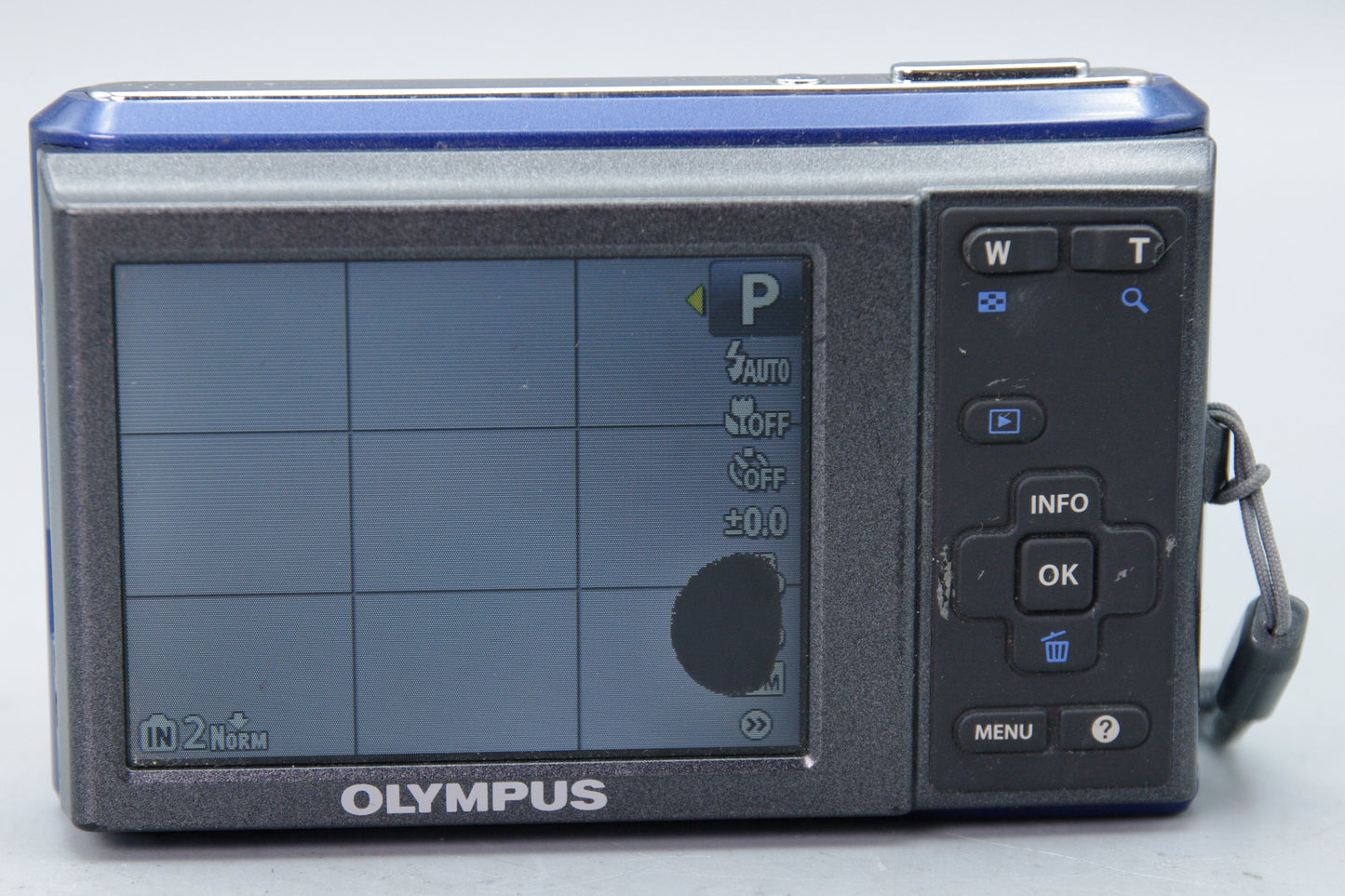 Olympus X‑43 Digital Camera – Tested – Very Good – Rear LCD Spot