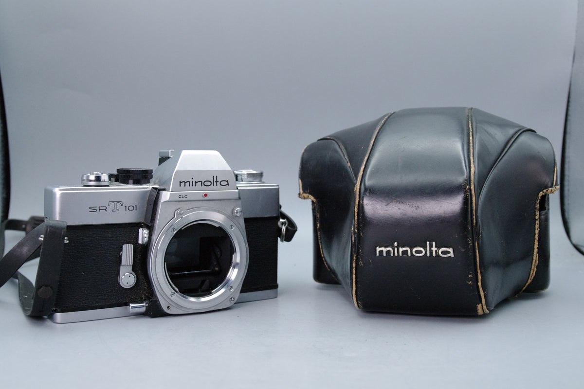 Minolta SR‑T 101 35mm SLR – Shutter & Meter Working – VGC