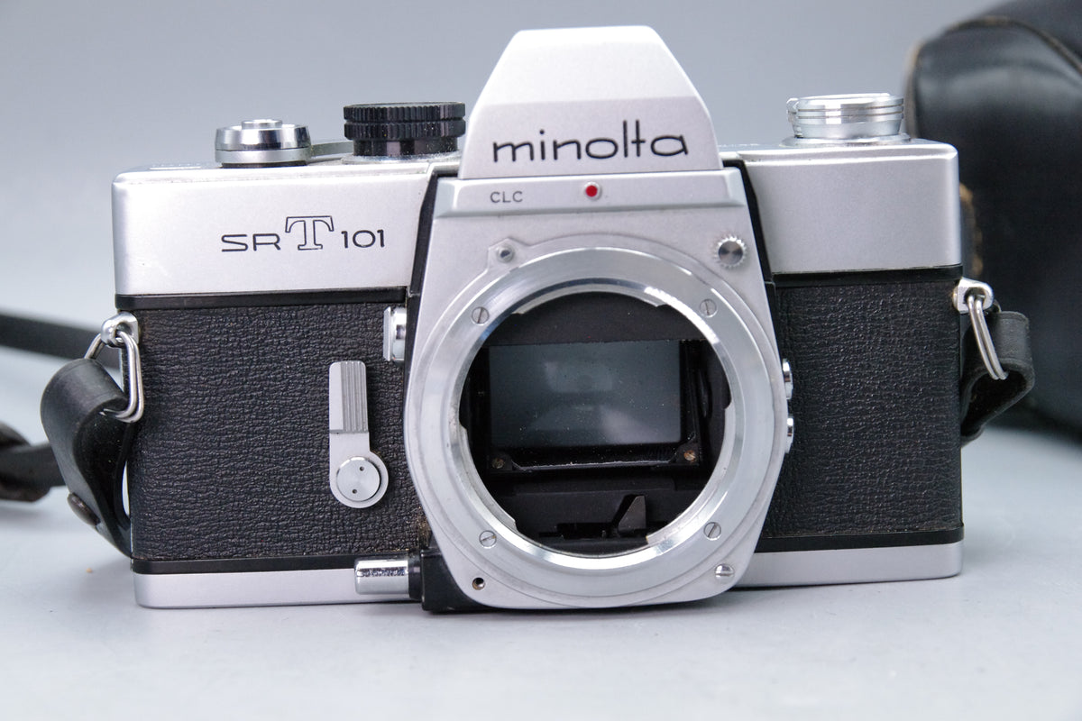 Minolta SR‑T 101 35mm SLR – Shutter & Meter Working – VGC
