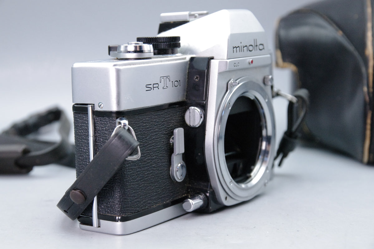 Minolta SR‑T 101 35mm SLR – Shutter & Meter Working – VGC