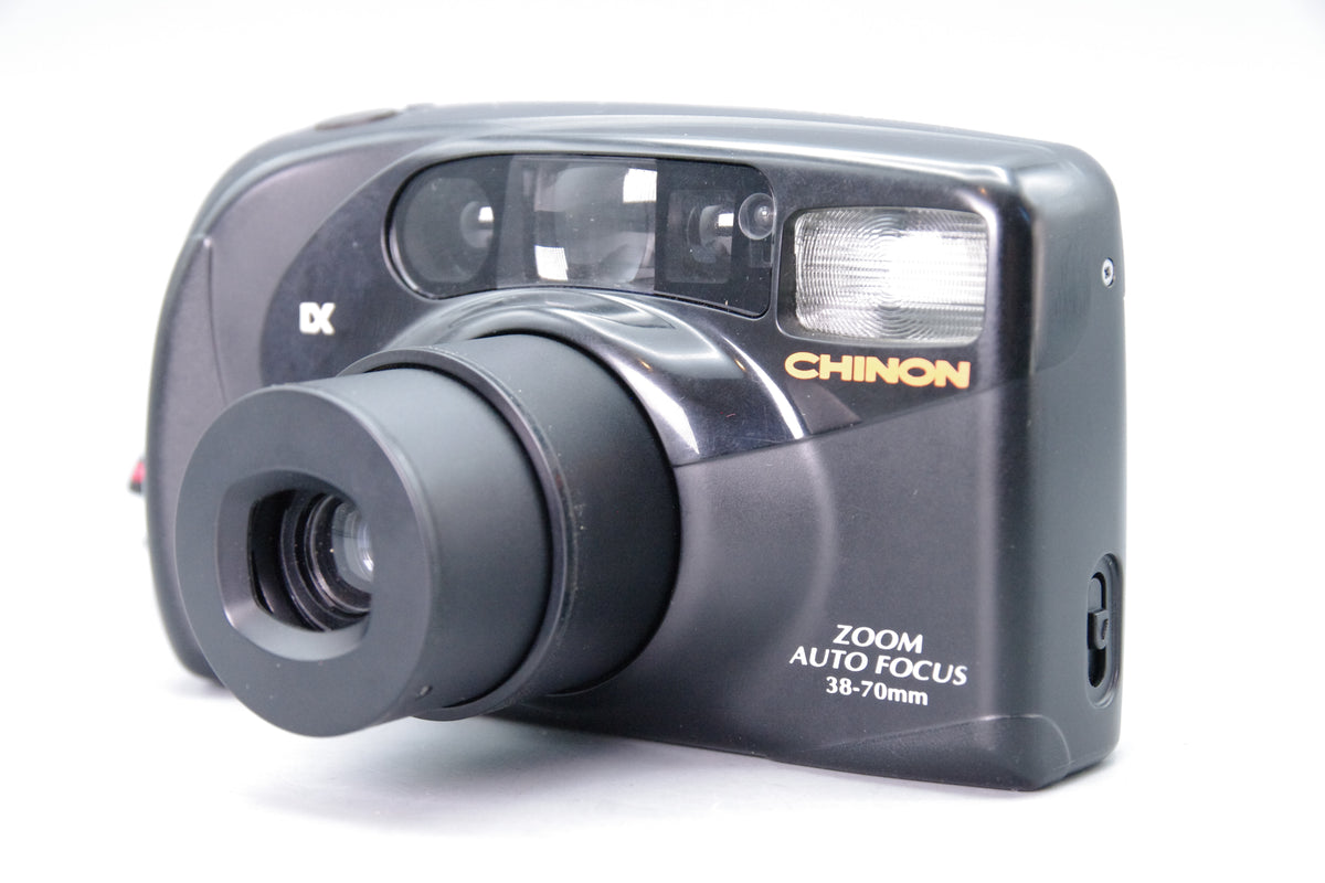 Chinon Auto Zoom 38–70mm Compact 35mm Camera – Tested & Working – Very Good