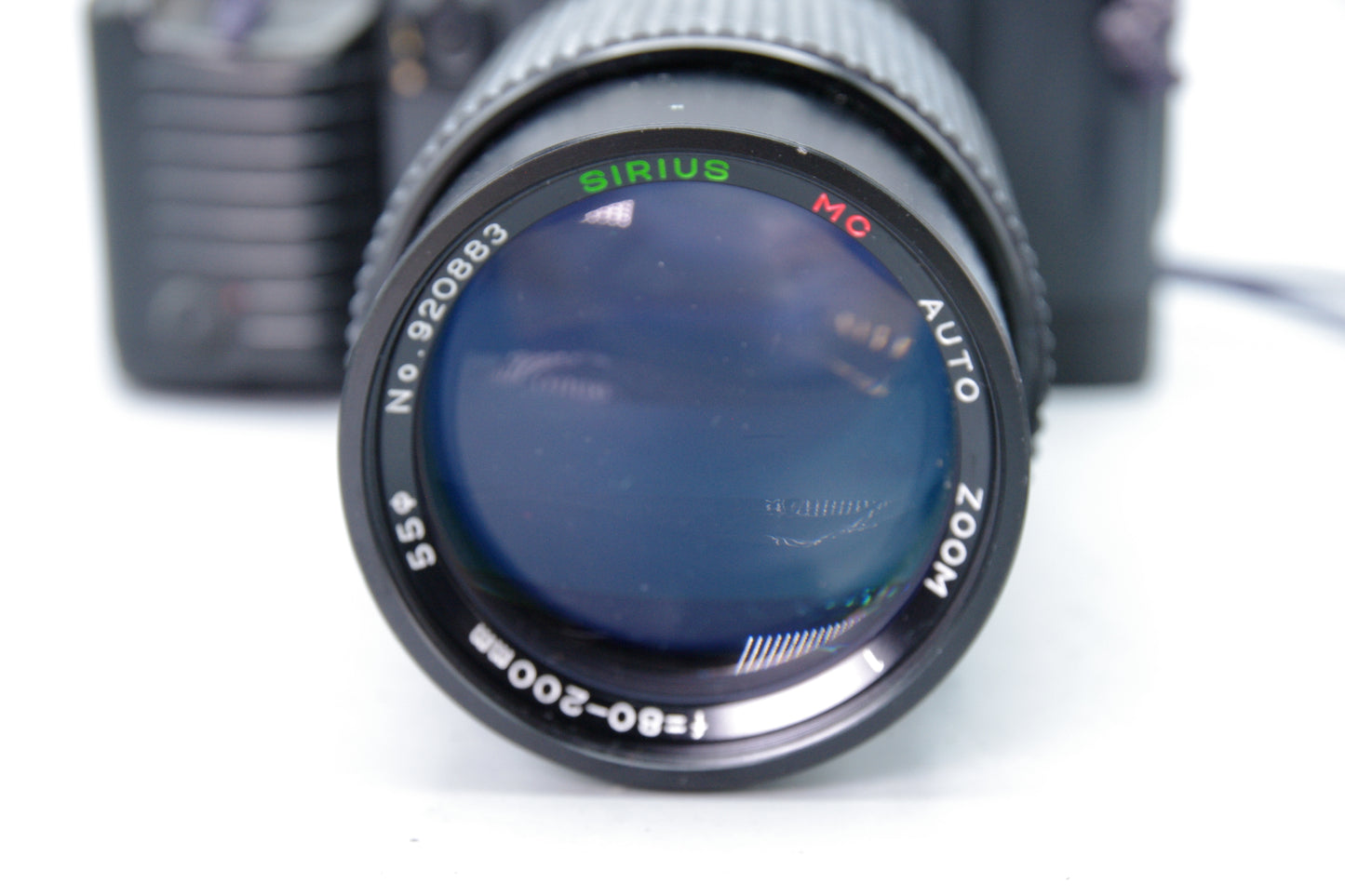 Canon T70 35mm SLR with Sirius 80–200mm Lens – Tested – Very Good Condition