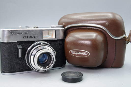 Voigtländer Vitoret 35mm Viewfinder Camera with Case – Very Good Condition