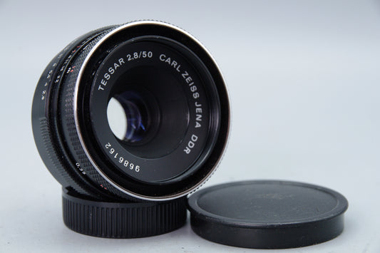 Carl Zeiss Jena Tessar DDR 50mm f/2.8 – M42 Mount Lens – VGC – Vintage Classic