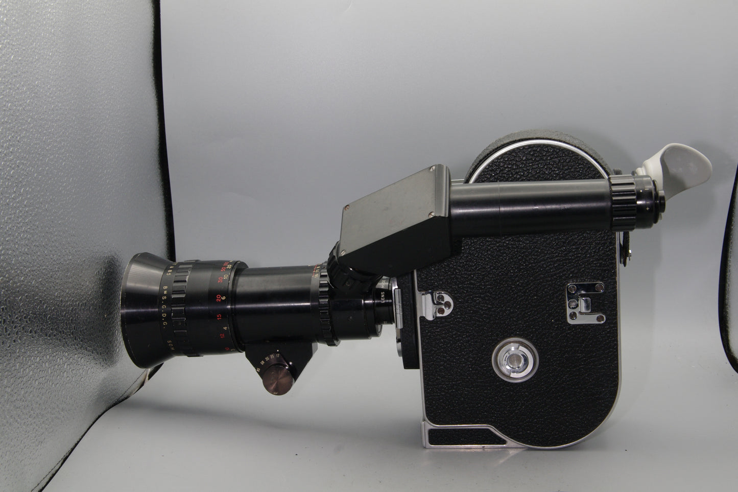Bolex H‑16 Reflex 16mm Camera + Pan Cinor 17–85mm Lens – Very Good Condition