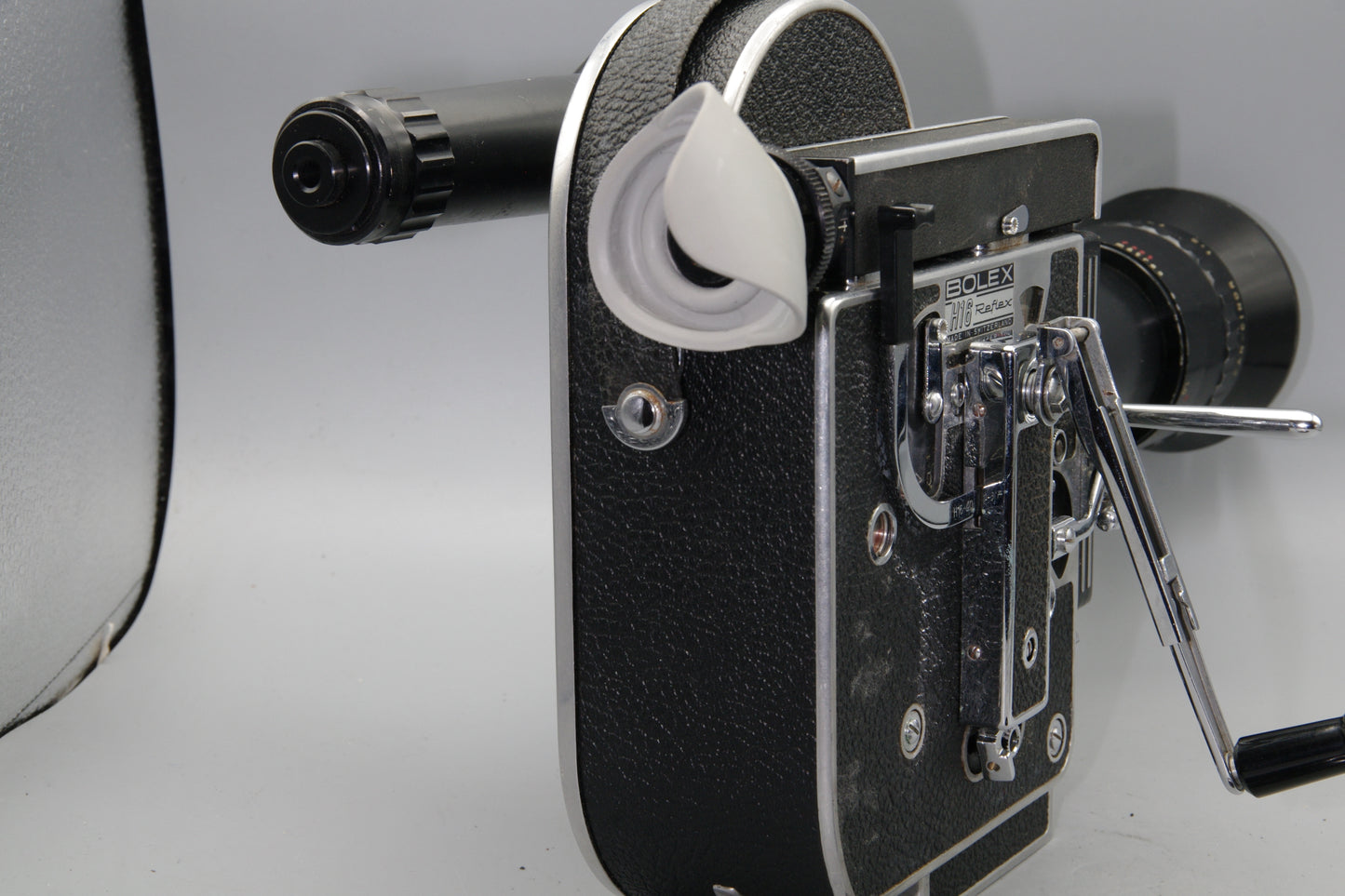 Bolex H‑16 Reflex 16mm Camera + Pan Cinor 17–85mm Lens – Very Good Condition