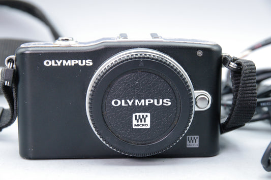 Olympus PEN Mini E‑PM1 12.3MP M4/3 Digital Camera – Tested & Working