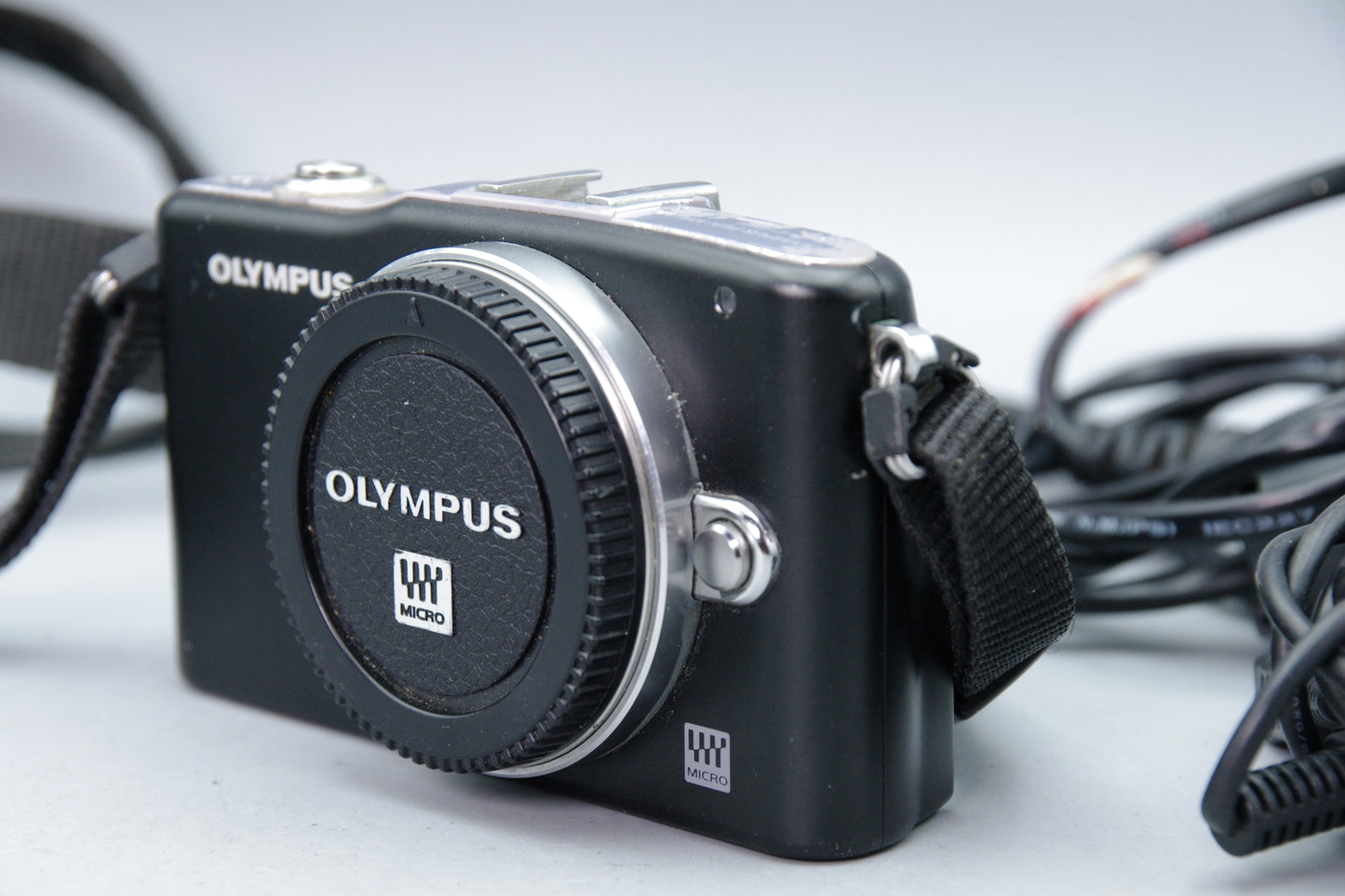 Olympus PEN Mini E‑PM1 12.3MP M4/3 Digital Camera – Tested & Working