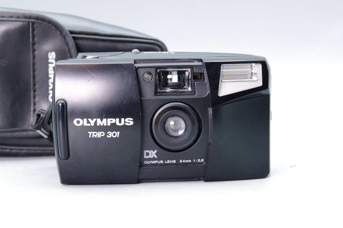 Olympus Trip 301 35mm Point and Shoot Film Camera Excellent