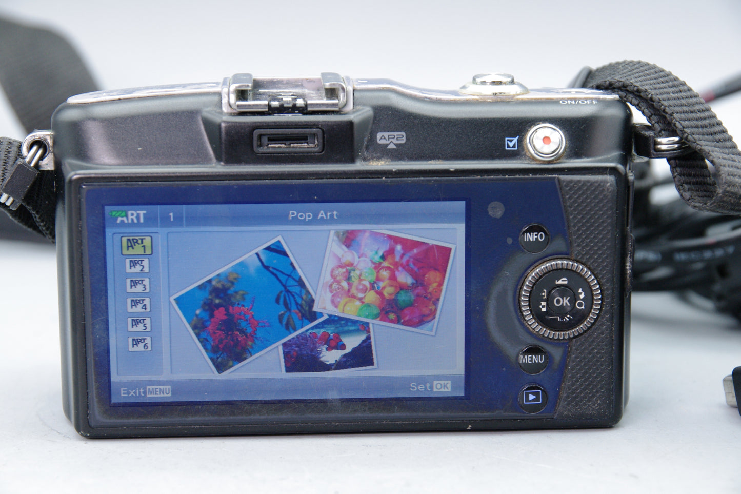 Olympus PEN Mini E‑PM1 12.3MP M4/3 Digital Camera – Tested & Working