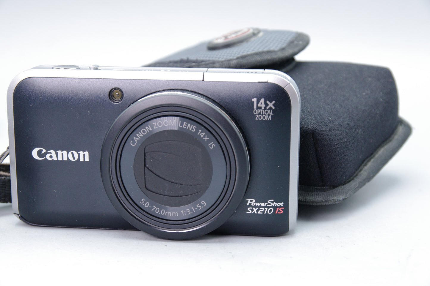 Canon PowerShot SX210 IS 14MP Compact Camera 14x Zoom HD - Tested and Working