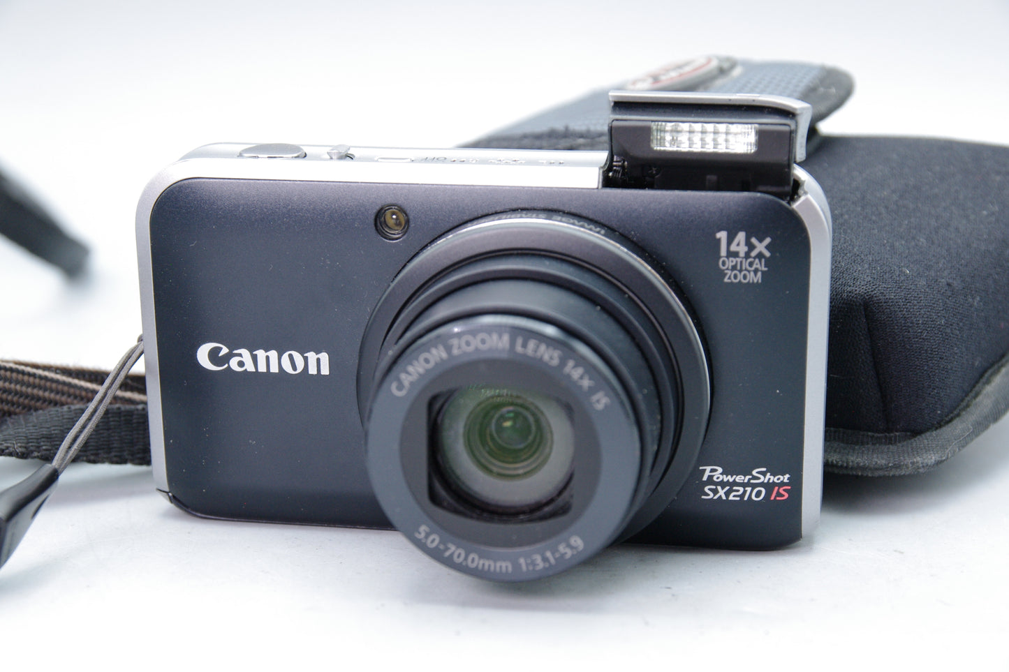 Canon PowerShot SX210 IS 14MP Compact Camera 14x Zoom HD - Tested and Working