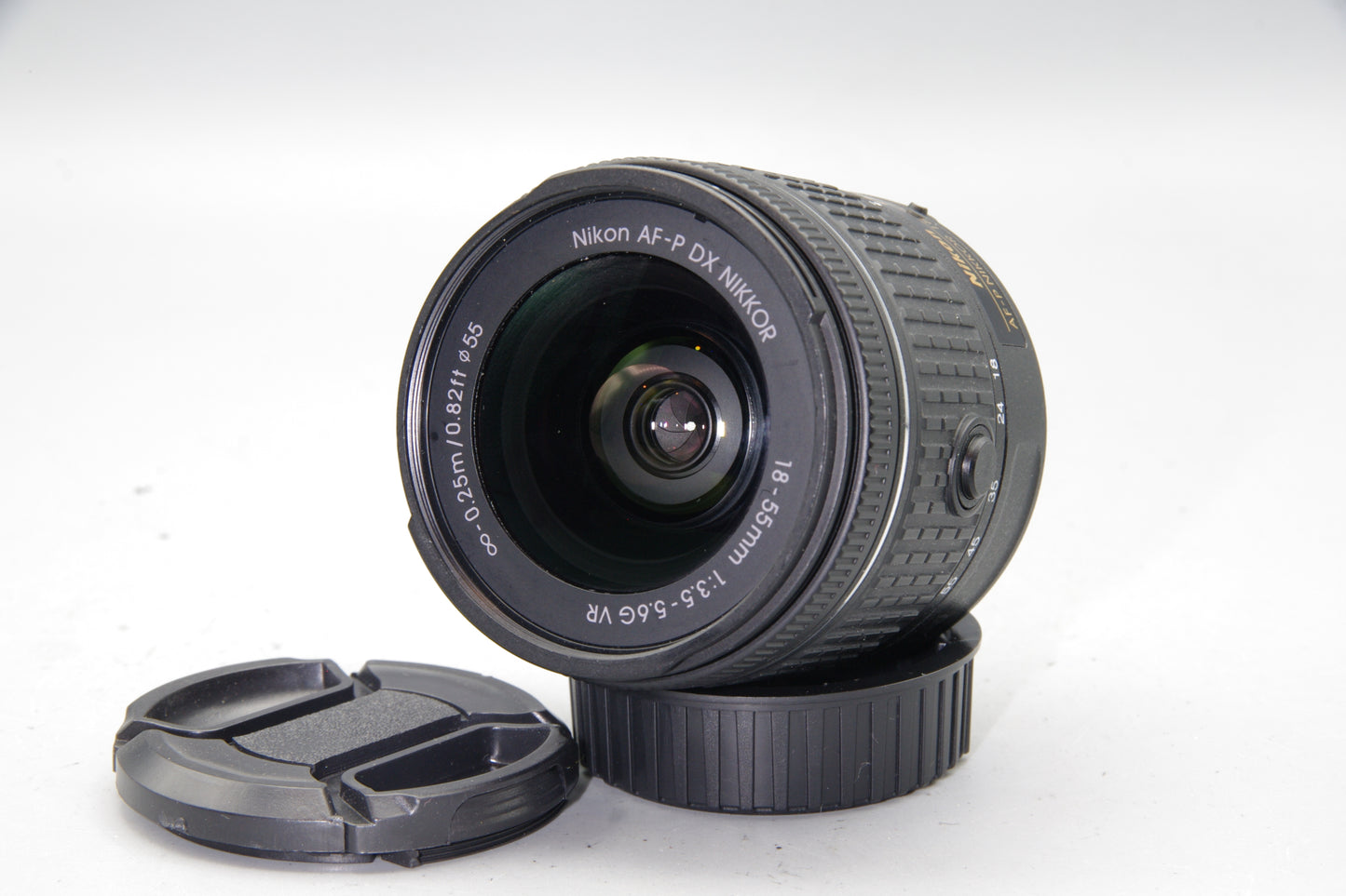 Nikon AF-P 18-55mm f3.5-5.6G DX VR Zoom Lens Nikon F Mount Excellent