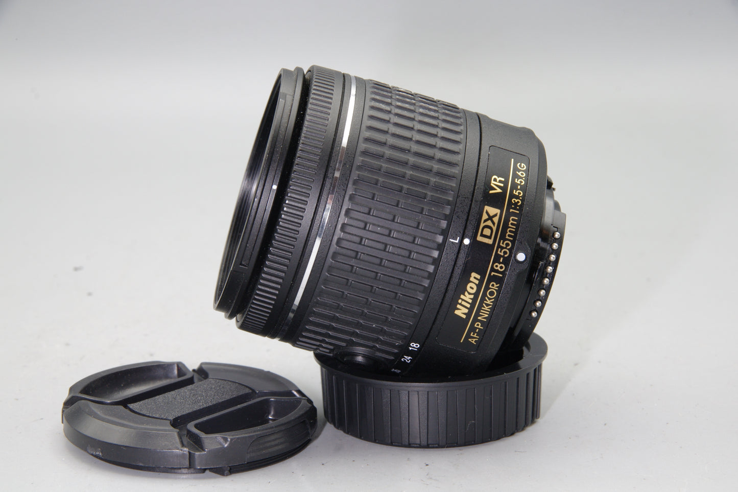Nikon AF-P 18-55mm f3.5-5.6G DX VR Zoom Lens Nikon F Mount Excellent