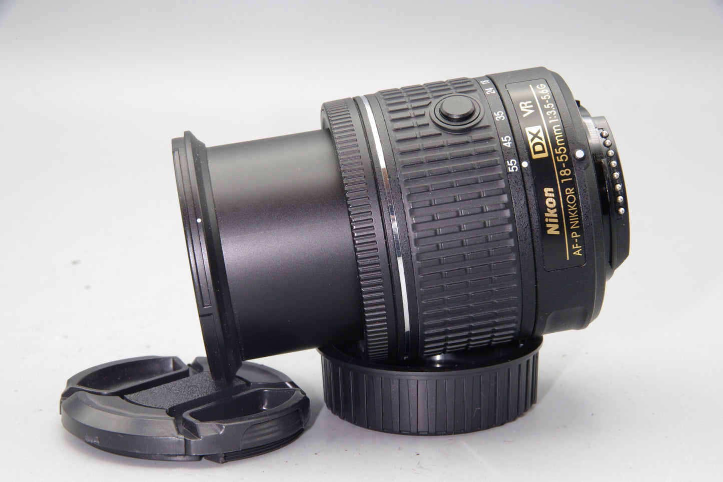 Nikon AF-P 18-55mm f3.5-5.6G DX VR Zoom Lens Nikon F Mount Excellent