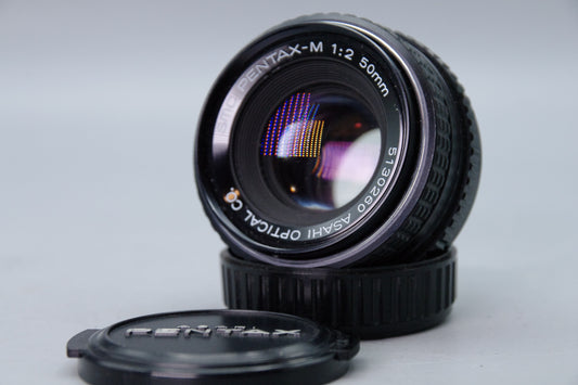Pentax‑M SMC 50mm f2 Lens Pentax K Mount Manual Focus  Excellent