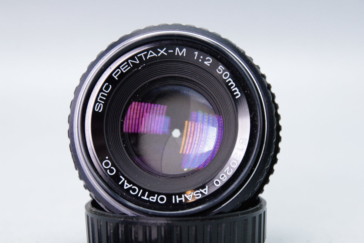 Pentax‑M SMC 50mm f2 Lens Pentax K Mount Manual Focus  Excellent