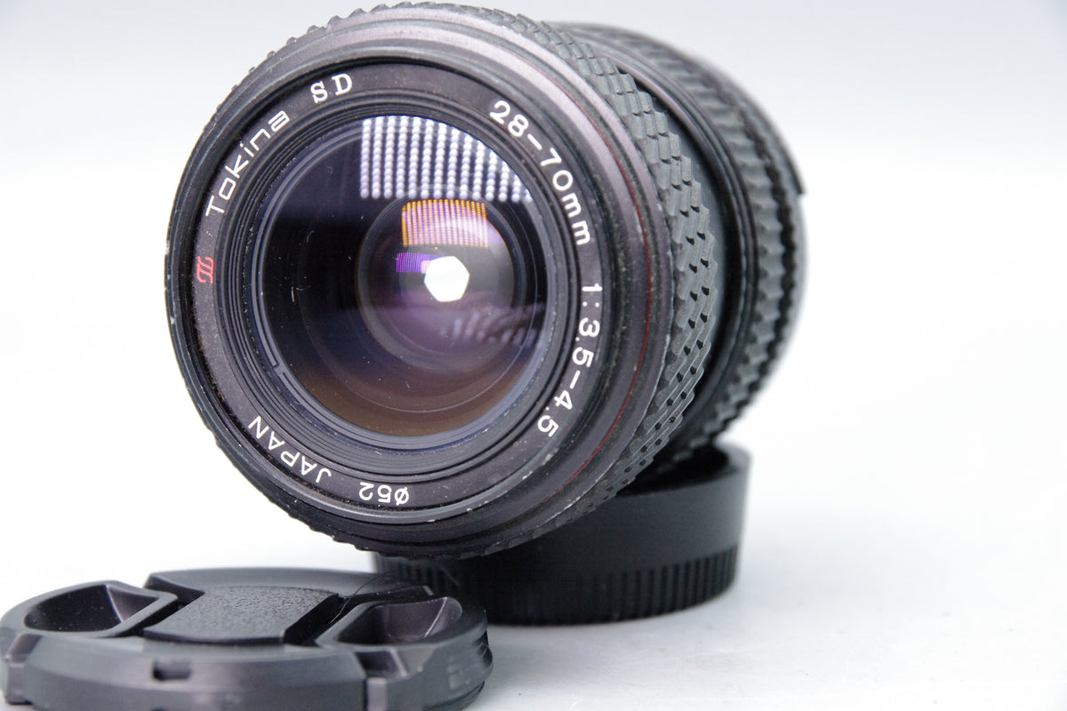 Tokina SD 28-70mm f3.5-4.5 Lens Nikon F AIS Mount VGC Focus Light