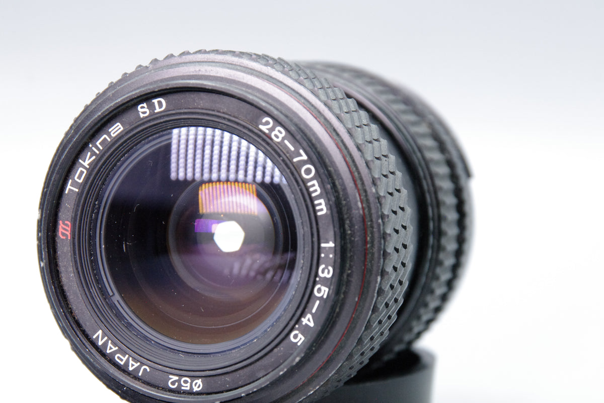 Tokina SD 28-70mm f3.5-4.5 Lens Nikon F AIS Mount VGC Focus Light