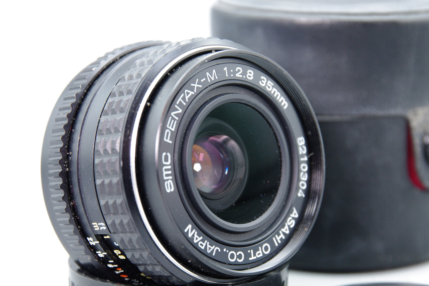 SMC Pentax‑M 35mm F/2.8 Lens – Pentax K Mount – Caps &amp; Case – VGC