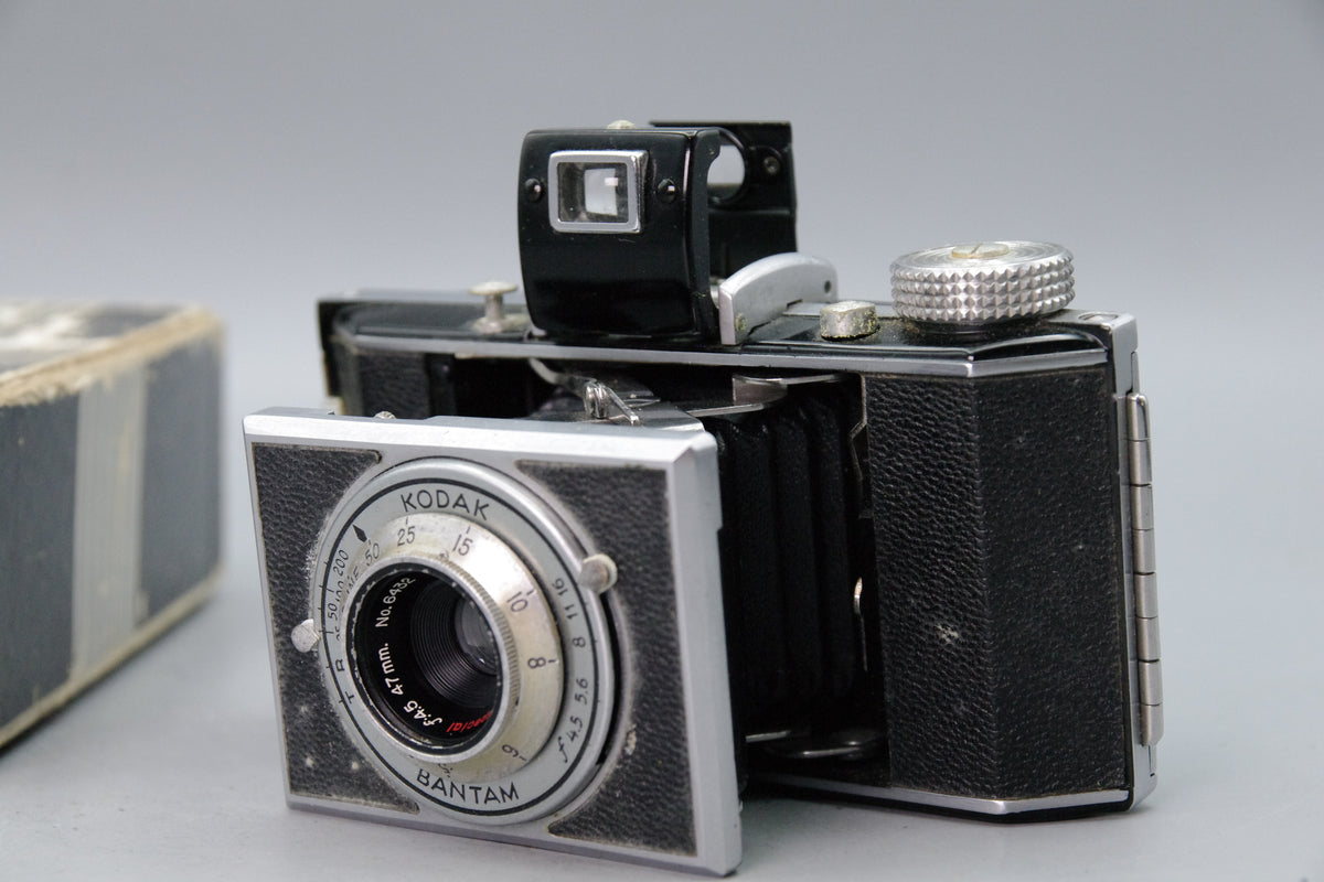 Kodak Bantam Special 828 Folding Camera 47mm f4.5 Lens Boxed Very Good