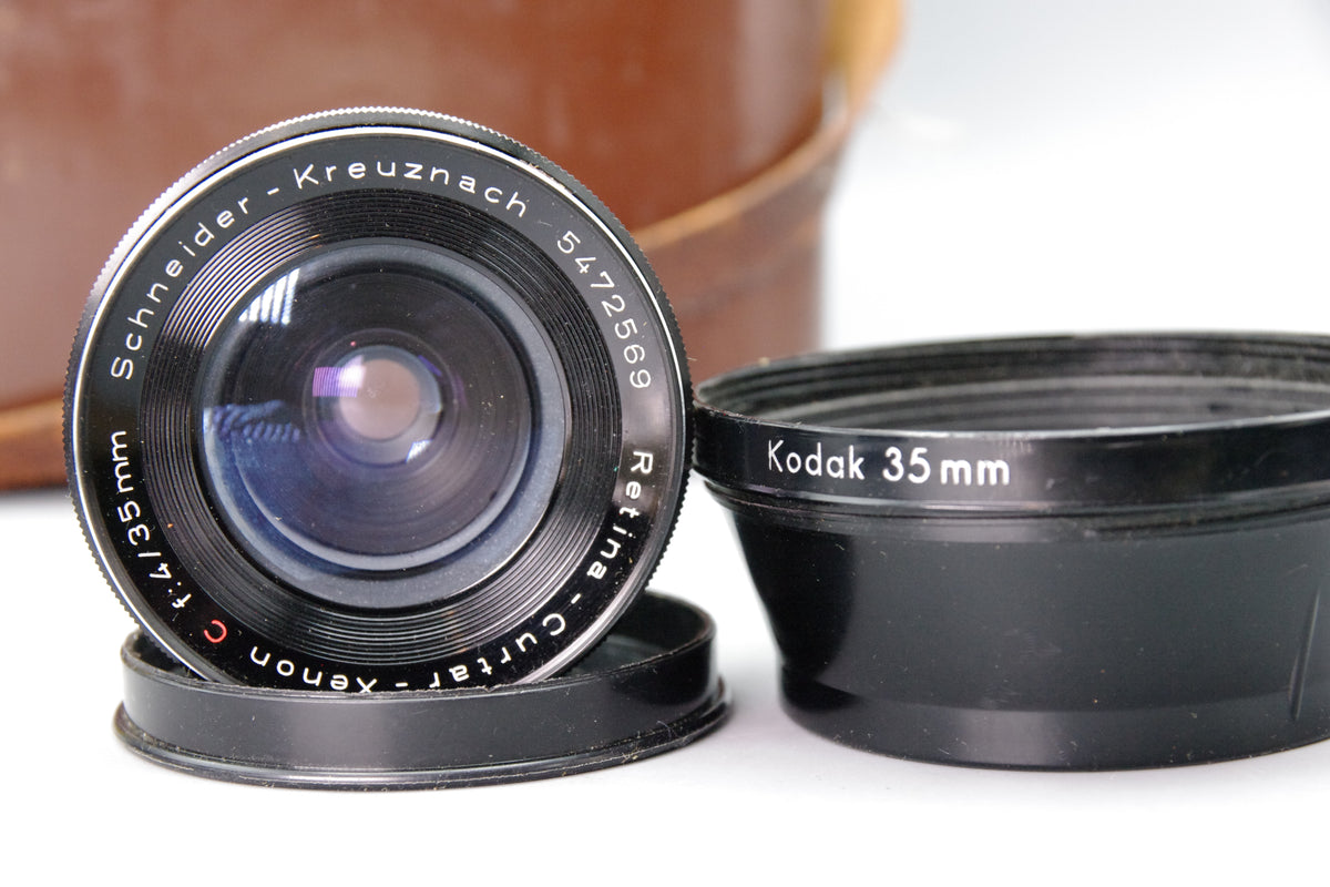 Kodak Retina Reflex Vintage Full Kit with Case – 50/2, 35/4 & 135/4 Lenses