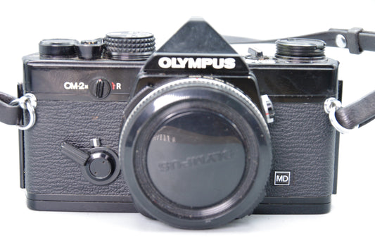 Olympus OM‑2N Black 35mm SLR Film Camera Body Only – Tested – Very Good Condition
