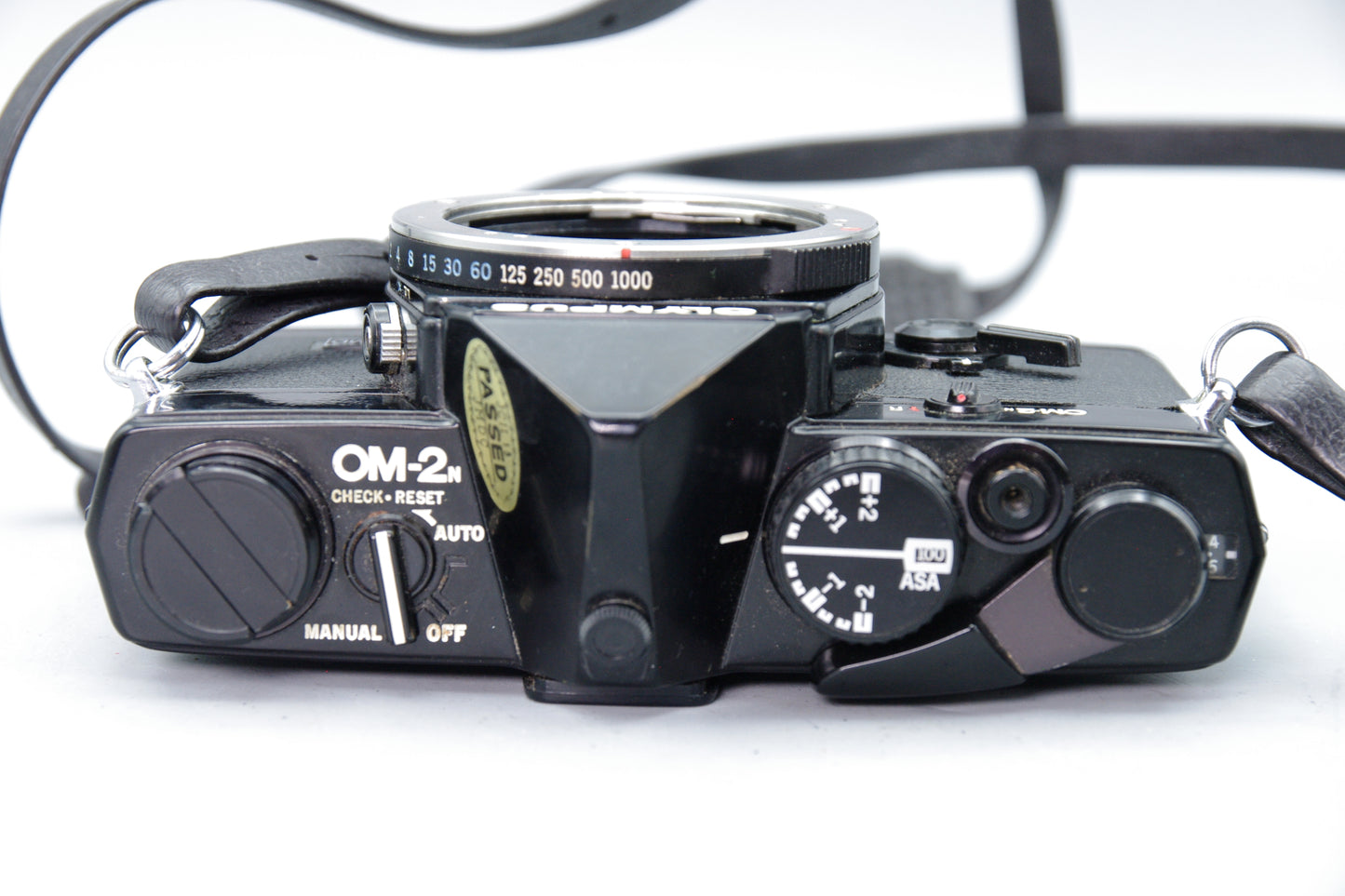 Olympus OM‑2N Black 35mm SLR Film Camera Body Only – Tested – Very Good Condition