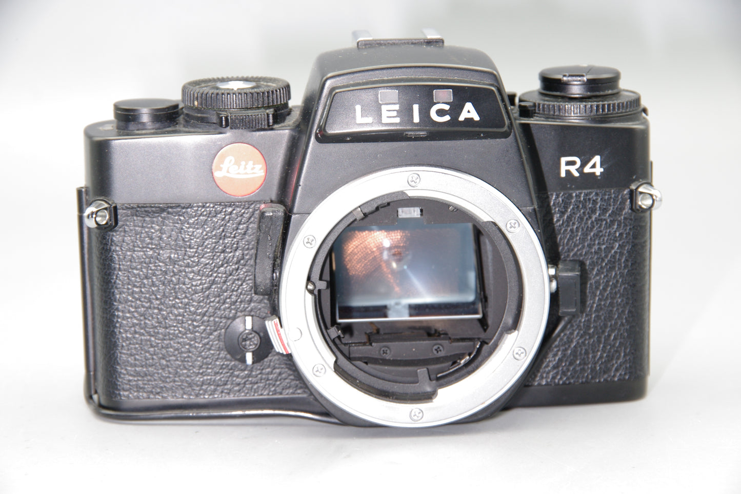 Leica R4 35mm SLR Film Camera Body with Data Back and New Batteries