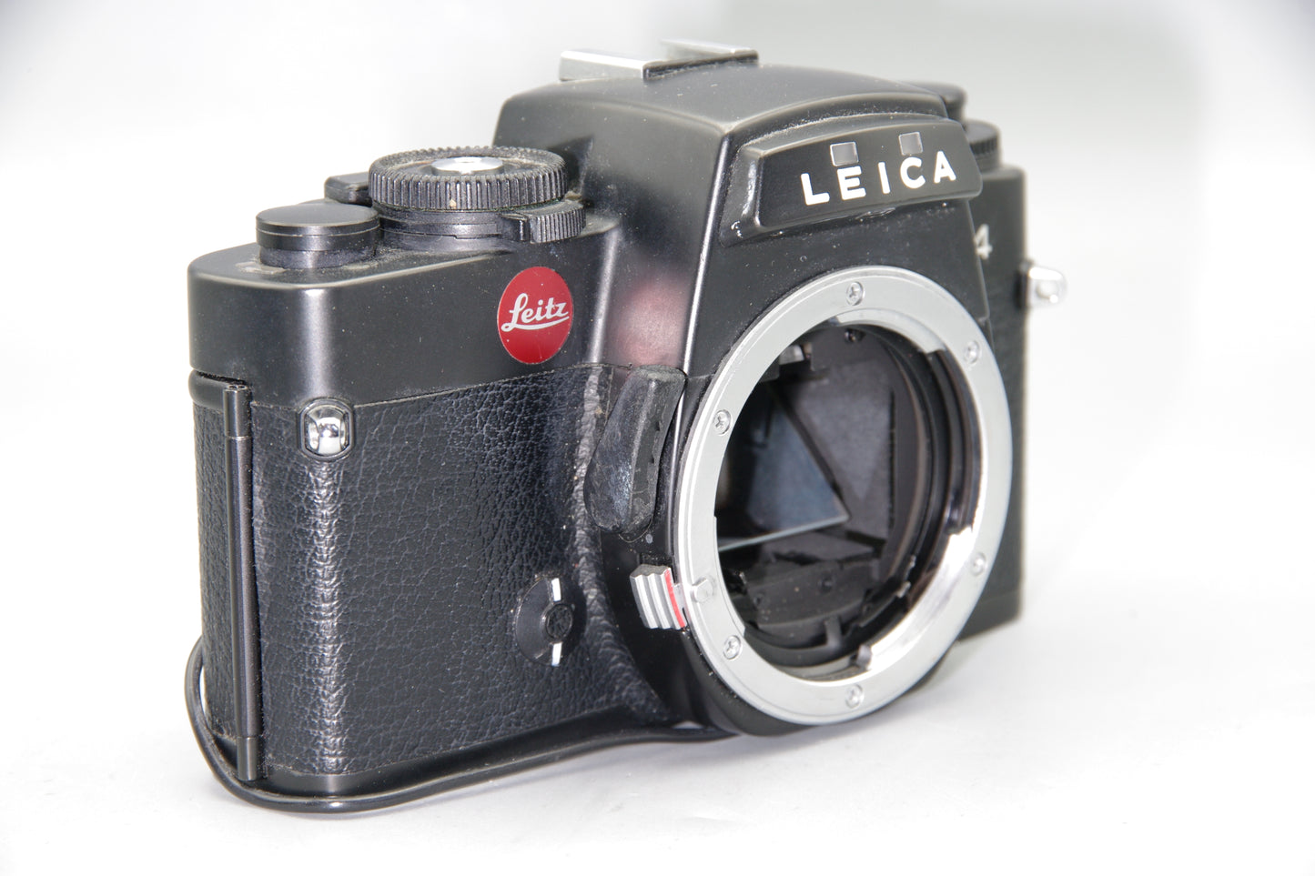 Leica R4 35mm SLR Film Camera Body with Data Back and New Batteries