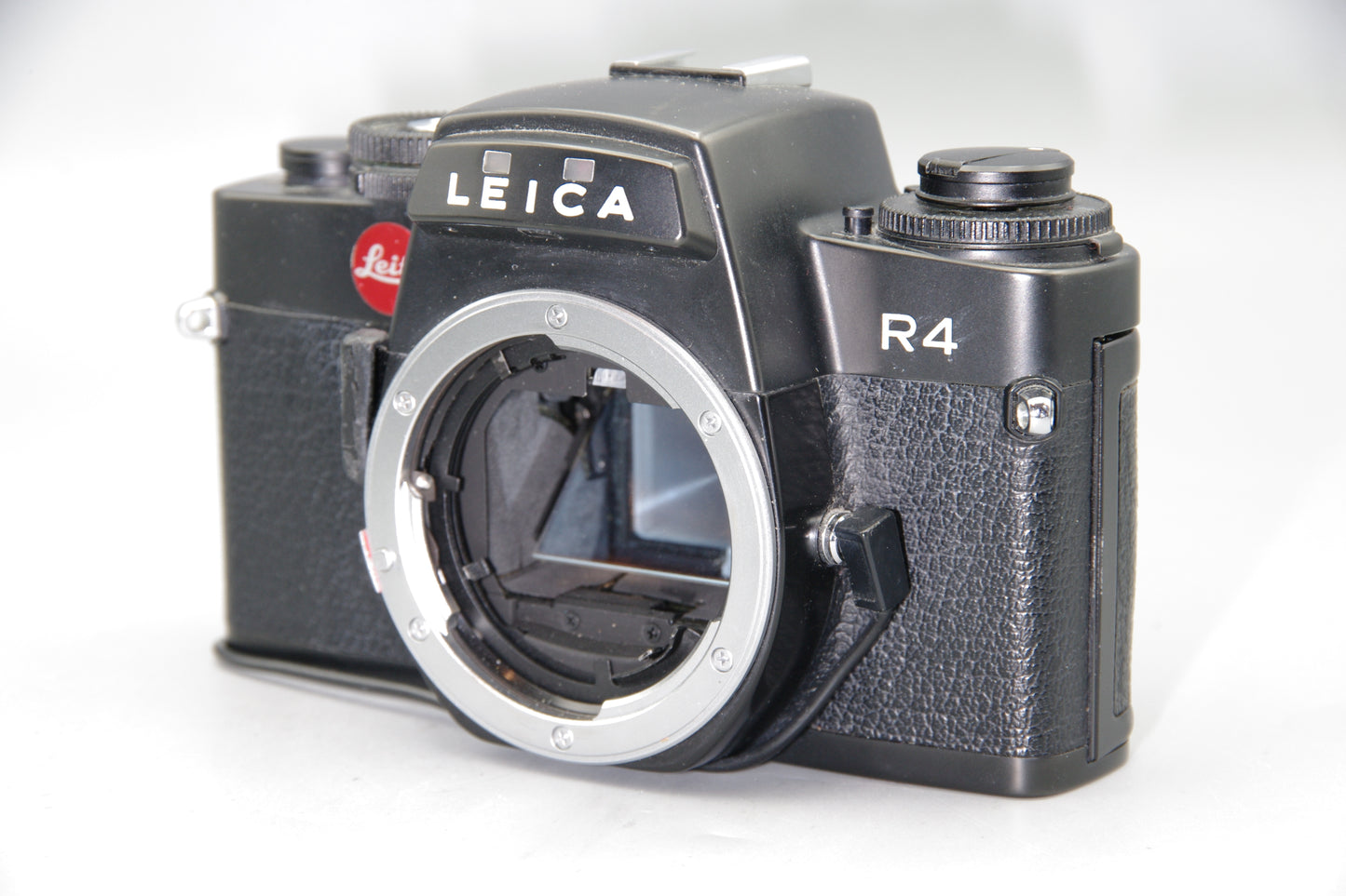Leica R4 35mm SLR Film Camera Body with Data Back and New Batteries