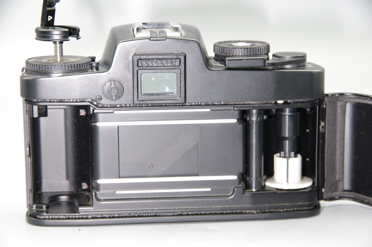 Leica R4 35mm SLR Film Camera Body with Data Back and New Batteries