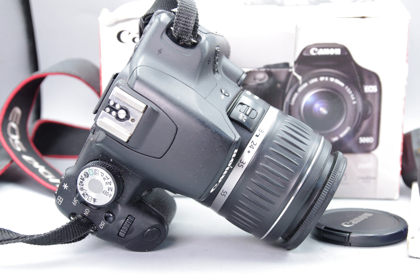 Canon EOS 500D 15.1MP DSLR + 18–55mm Lens –Very Low S/C 4763