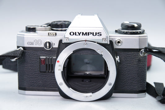 Olympus OM10 35mm SLR Film Camera Body Only – Tested – Very Good Condition