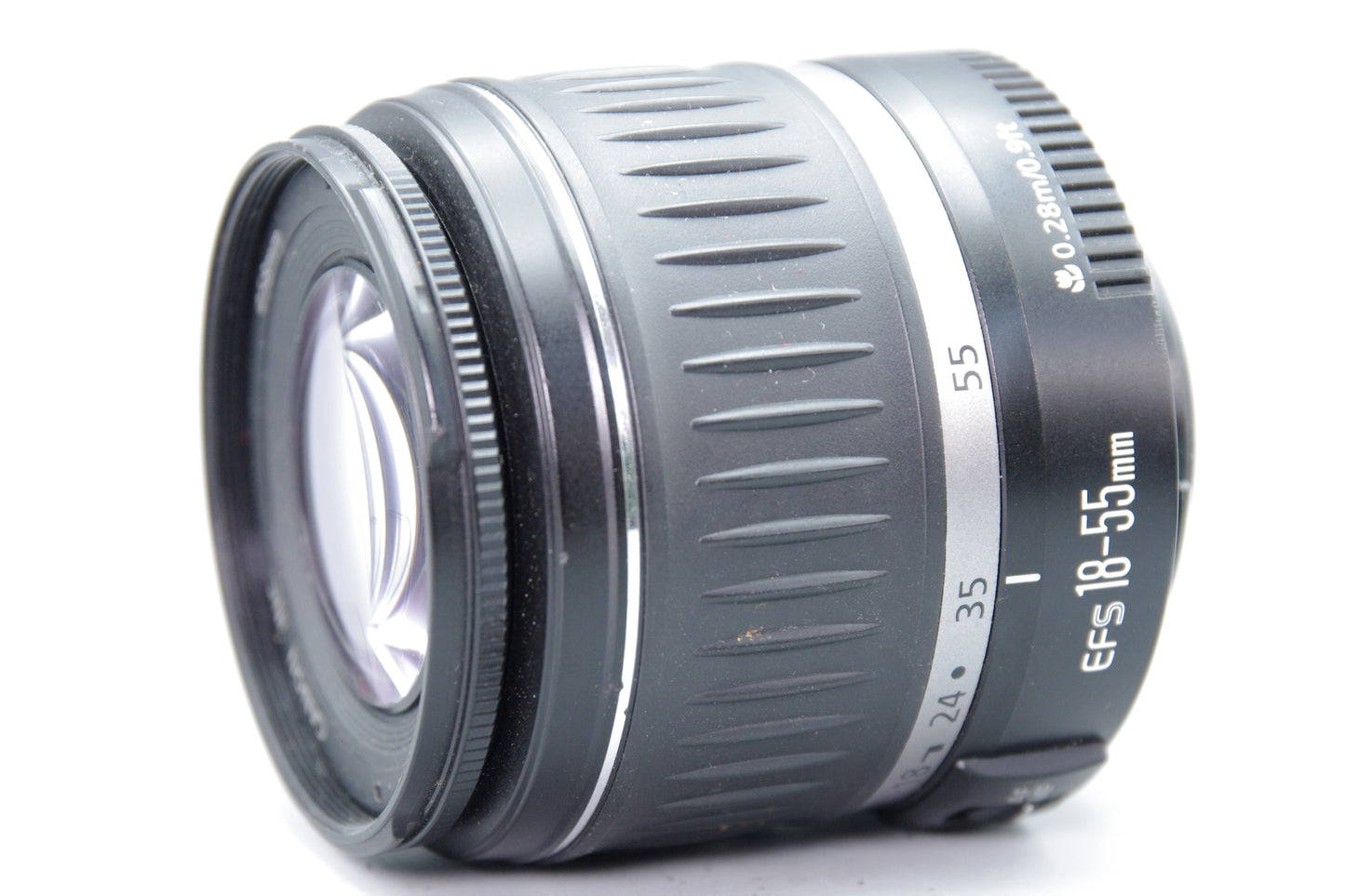 Canon EF‑S 18–55mm F3.5–5.6 II Zoom Lens for EOS DSLR – MF Only – Very Good