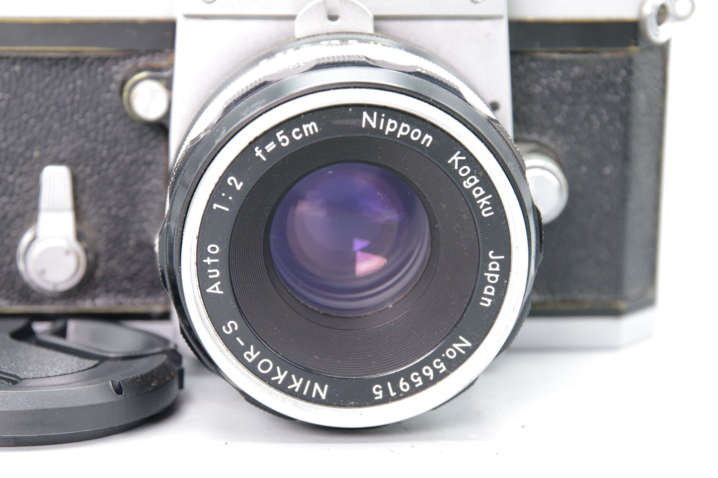 Nikon F 35mm SLR Camera with Nikkor‑S 5cm f/2 Lens  – Excellent Condition