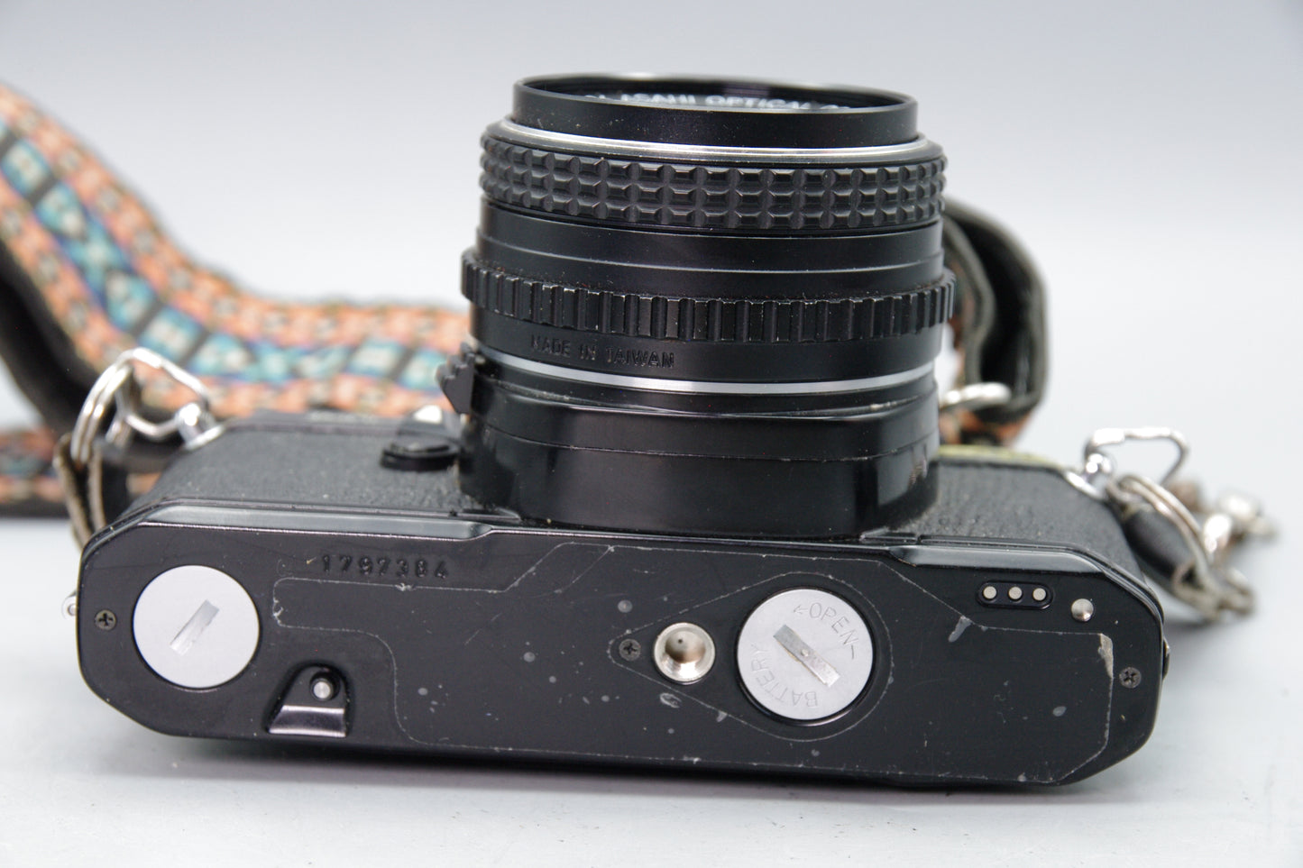 Pentax MV‑1 35mm SLR with Pentax‑M 50mm F/2 Lens – Black – Excellent Condition