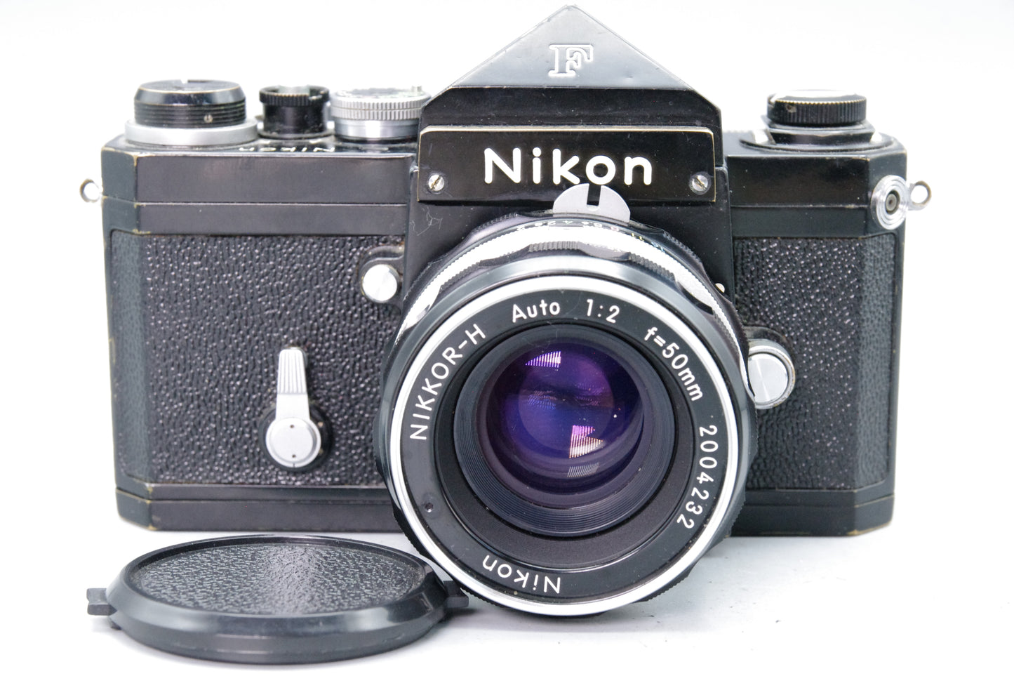Nikon F 35mm SLR Camera with Nikkor‑H 50mm f/2 Lens – Black – Excellent Condition