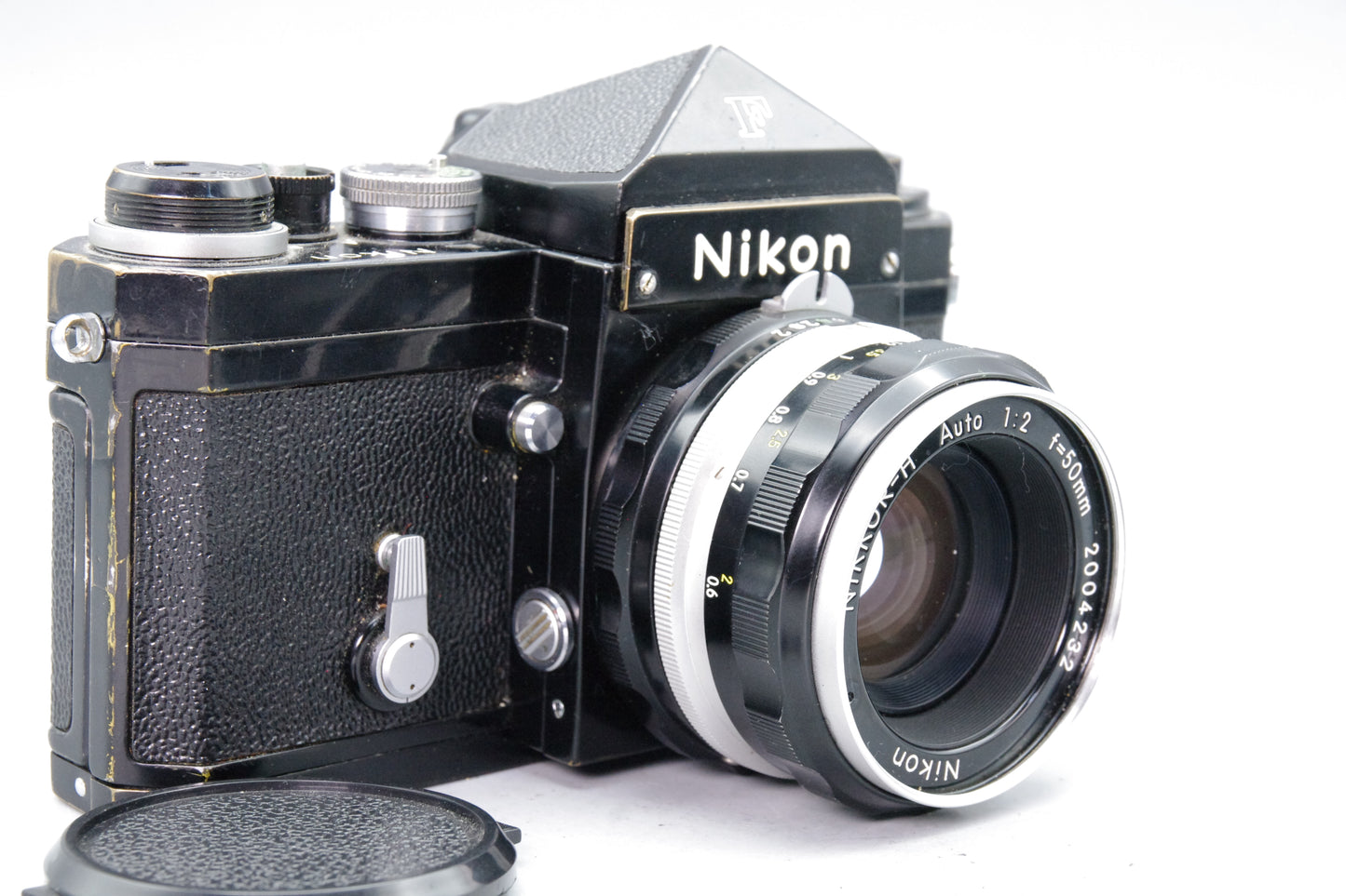 Nikon F 35mm SLR Camera with Nikkor‑H 50mm f/2 Lens – Black – Excellent Condition