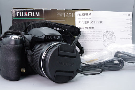 Fujifilm FinePix HS10 10MP Digital Bridge Camera 30x Zoom Boxed Excellent