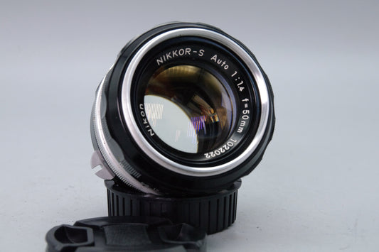 Nikon Nikkor‑S 50mm f/1.4 Non‑AI Lens – Near Mint – Fast Classic Prime