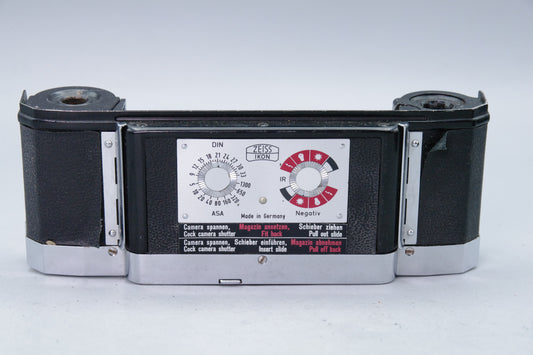 Zeiss Ikon Contarex 35mm Interchangeable Magazine Back – Chrome Finish