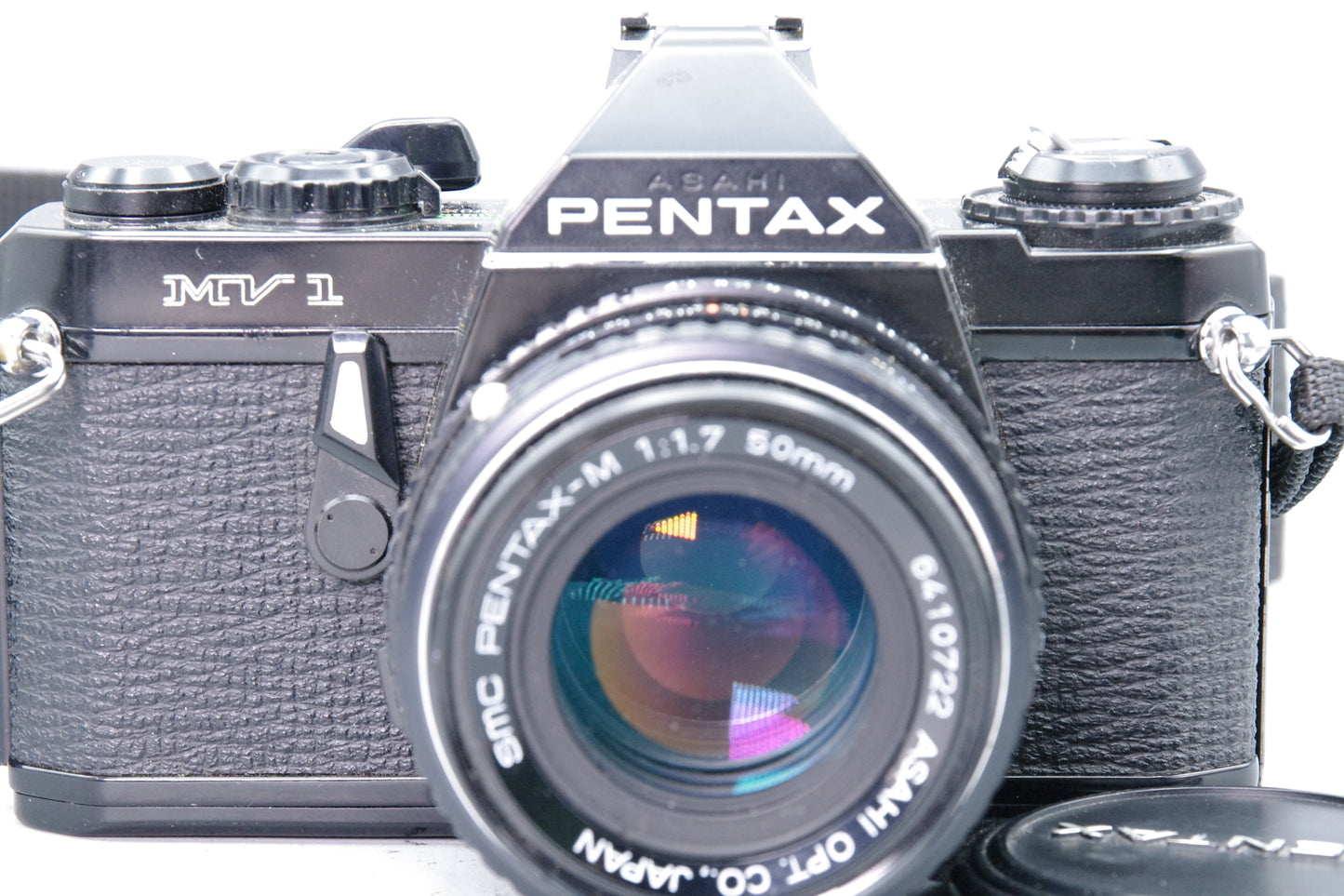 Pentax MV‑1 35mm SLR with Pentax‑M 50mm F/1.7 Lens – Black – Excellent Condition