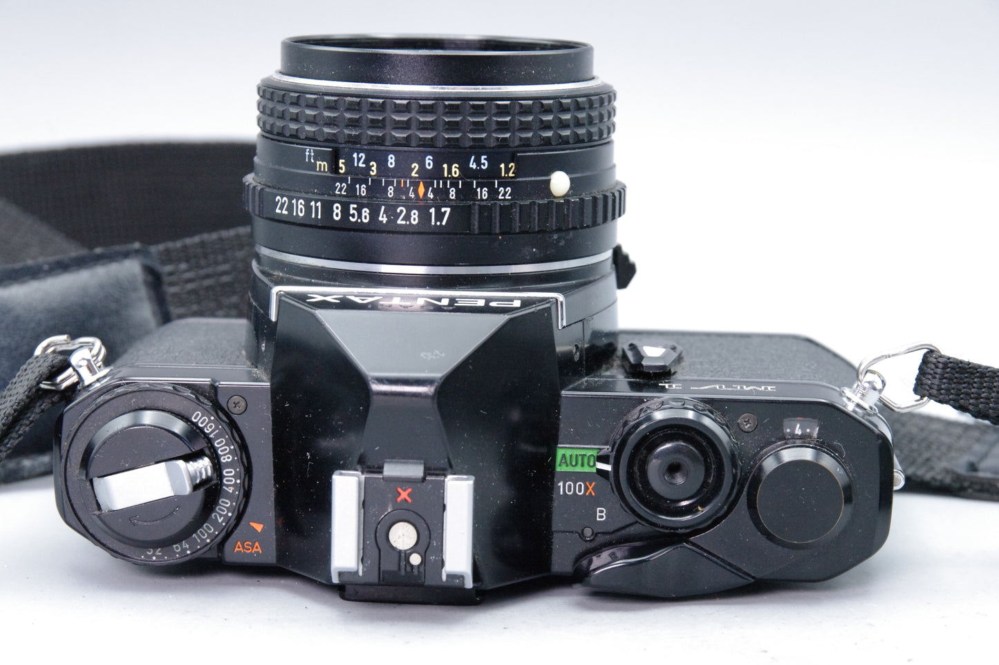 Pentax MV‑1 35mm SLR with Pentax‑M 50mm F/1.7 Lens – Black – Excellent Condition
