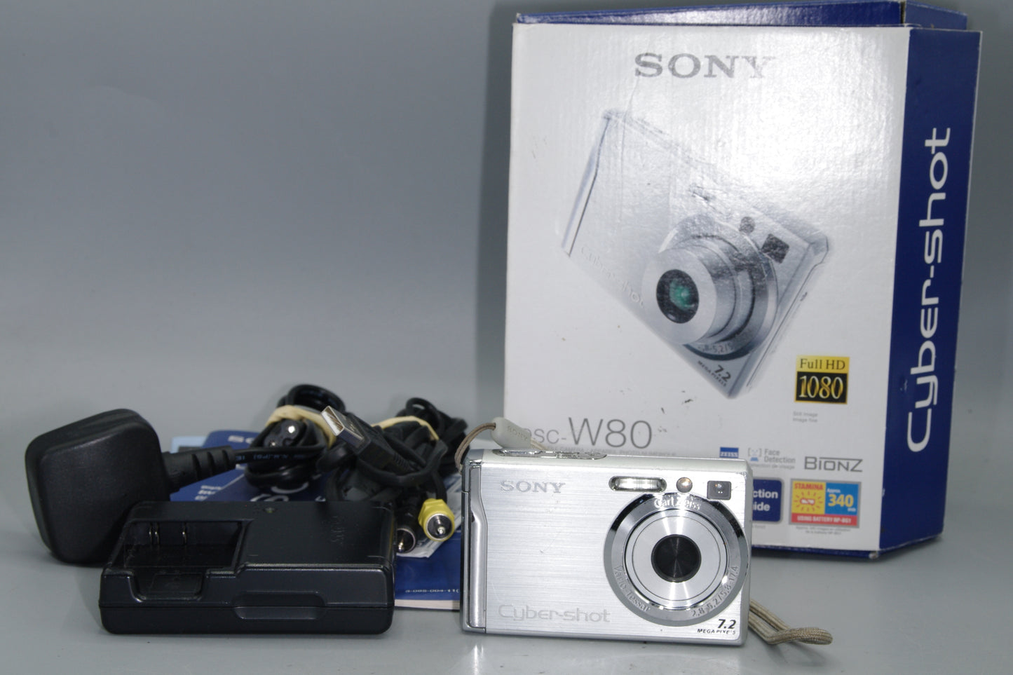 Sony DSC-W50 6MP Digital Camera – Boxed, Carl Zeiss Lens, Compact