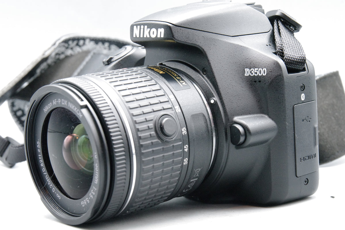 Nikon D3500 24.2MP DSLR Camera AF-P 18-55mm VR Lens SC 1125 Excellent